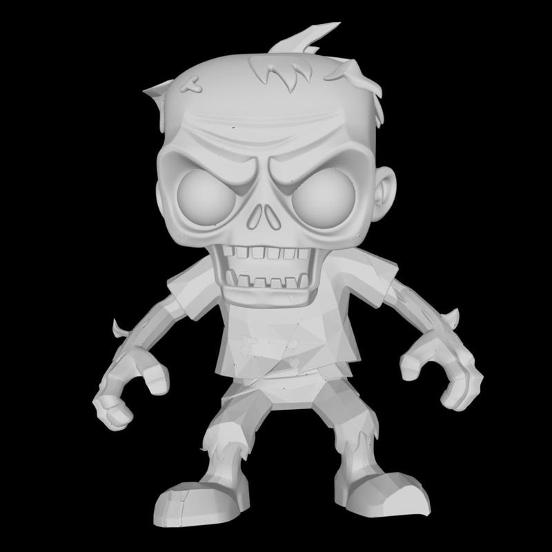 Little Zombie - 3D Halloween figurine