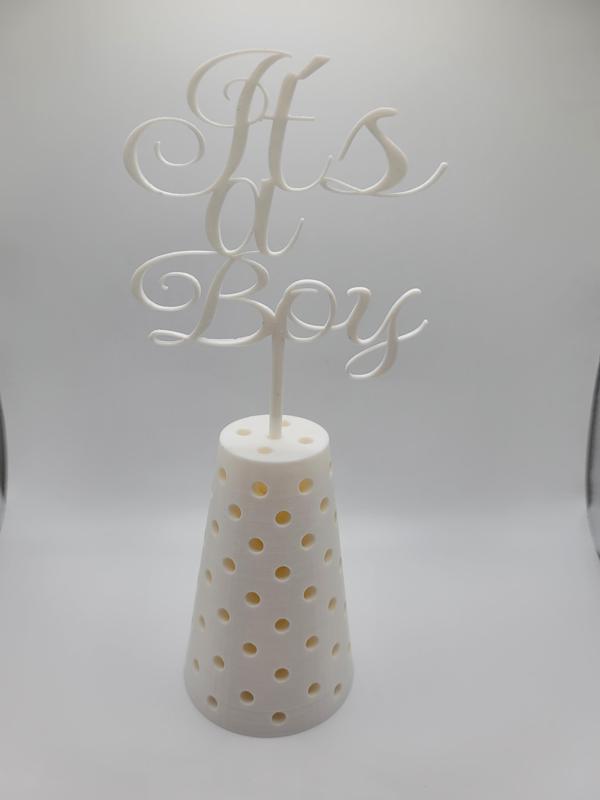 It's a Boy Cake topper