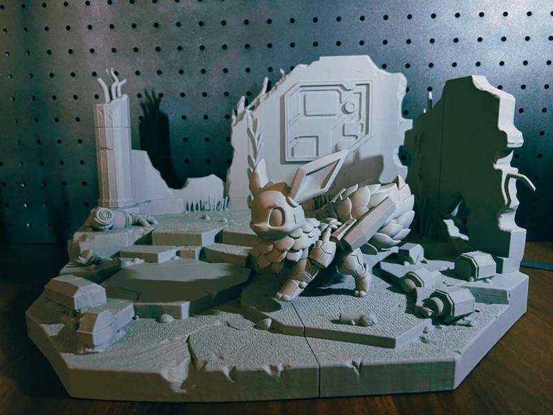 Mecha Pokemon Series — Diorama No.1 “Wasteland”