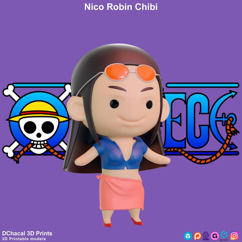 Nico Robin Chibi - One Piece