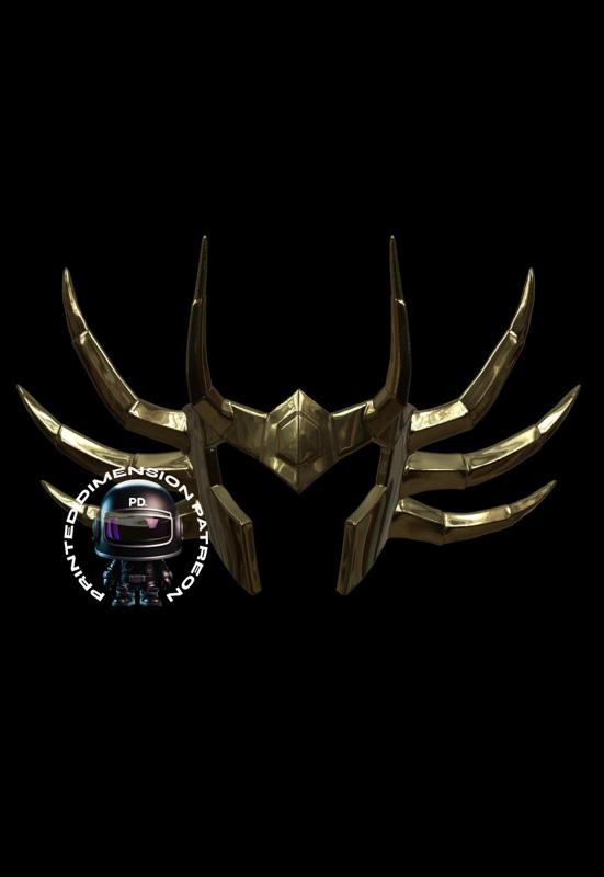 Cancer Manigoldo Golden Saint Crown/Mask - Saint Seiya