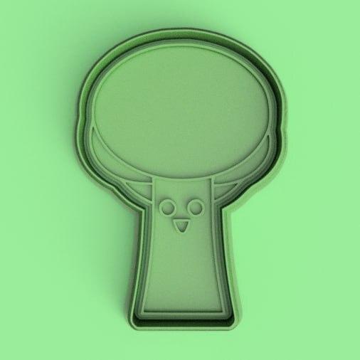 sprunki cutter + stamp sprunki Mr Tree / sprunki Mr Tree cutter + stamp