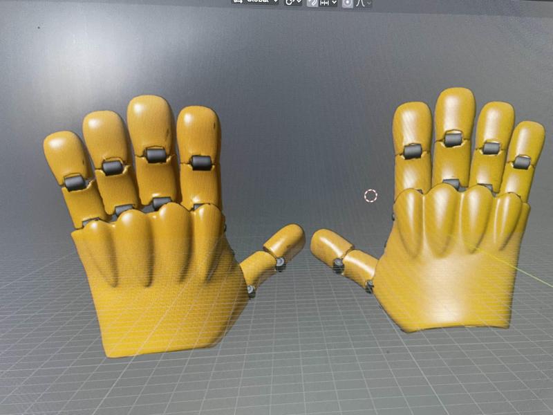 Movie Springbonnie Most Accurate Yellow Rabbit wearable hands (HIGH POLY SMOOTH HANDS UPDATE)