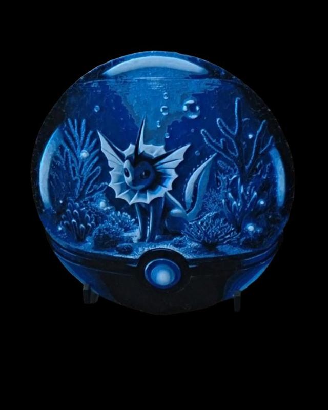 Vaporeon pokeball hueforge pokemon
