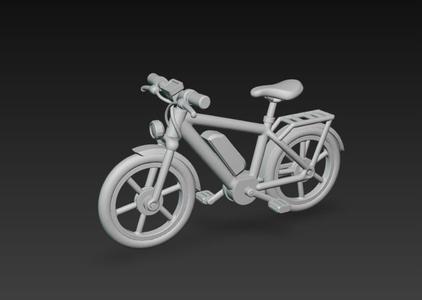 Electric Bicycle 3D Model – Bicicleta Eléctrica para Impresión 3D