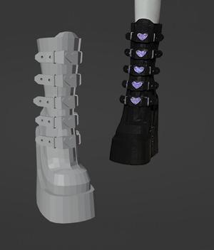 Monster high Demonia inspired boots