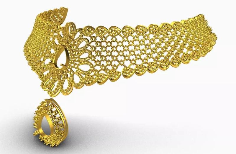 Diamonds Necklace choker