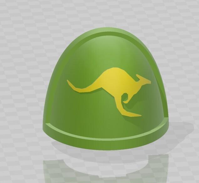Primaris space marine shoulder pauldron Kangaroo