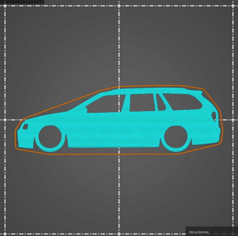 Nissan Primera P11 Estare Wagon GT SR20 key silhouette