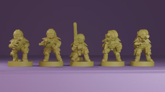 The 237th Voltigeur "Phantom Fusiliers" Regiment 6mm Riflemen