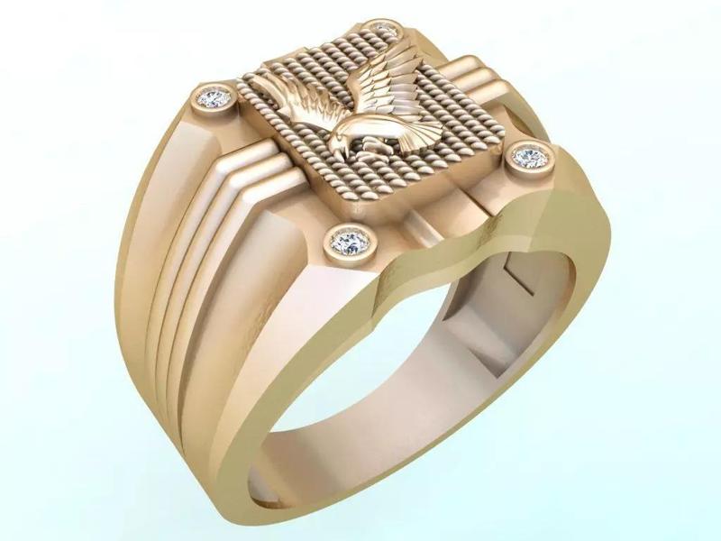 Eagle ring  - Mens rings - N575