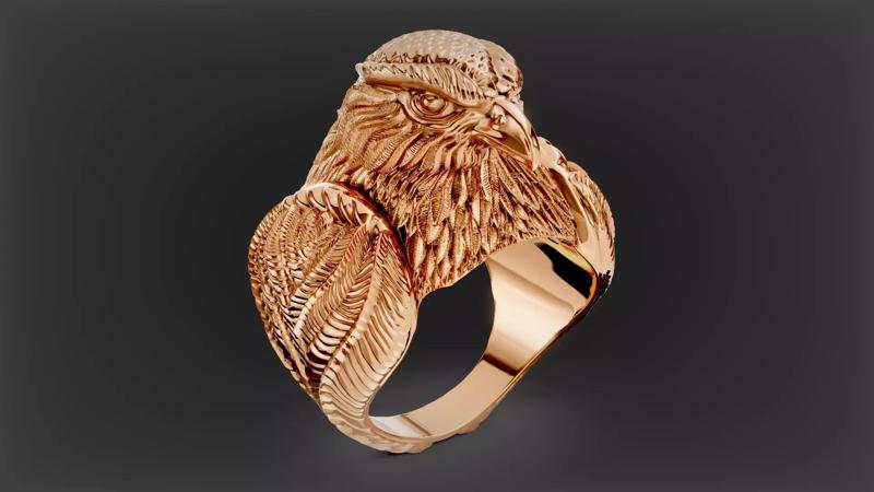 Eagle Ring detailed sculpt