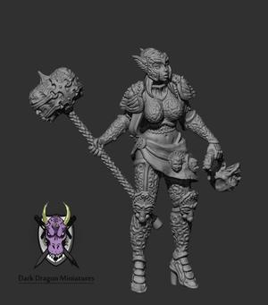 THE PALADIN MINIATURE (DND, KINGDOM DEATH, PATHFINDER, MINI)