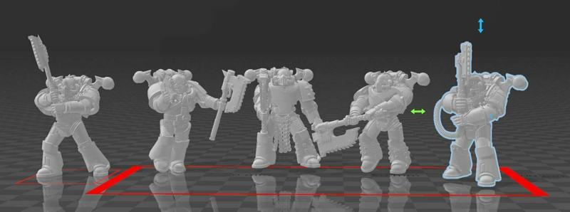 Sons of Horbus Inducting D-Spoilers w Chainaxes / 5 Poses