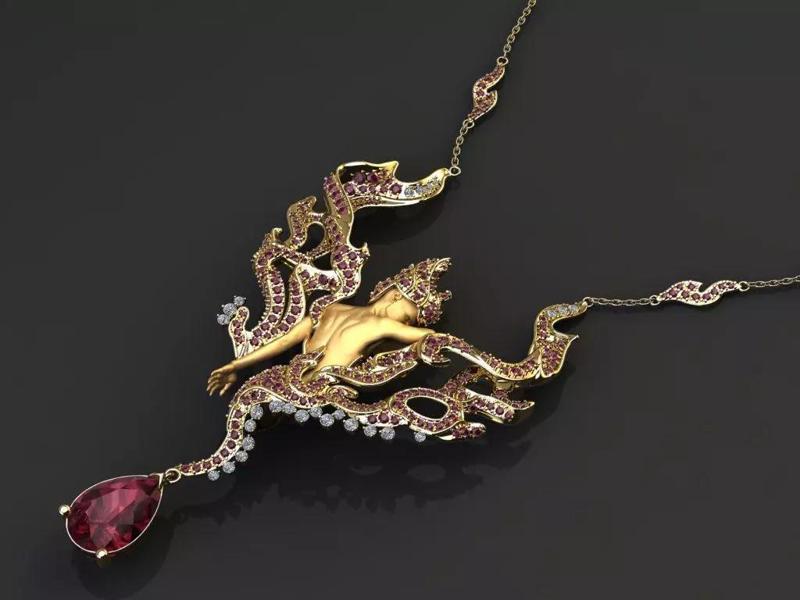 MAGERIT FIRE NECKLACE