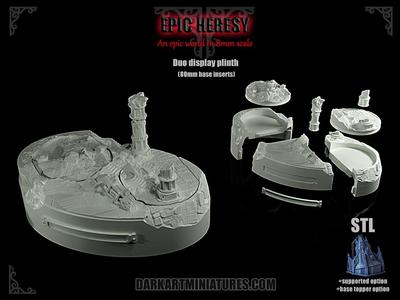 Epic Heresy: 'Duo' display plinth
