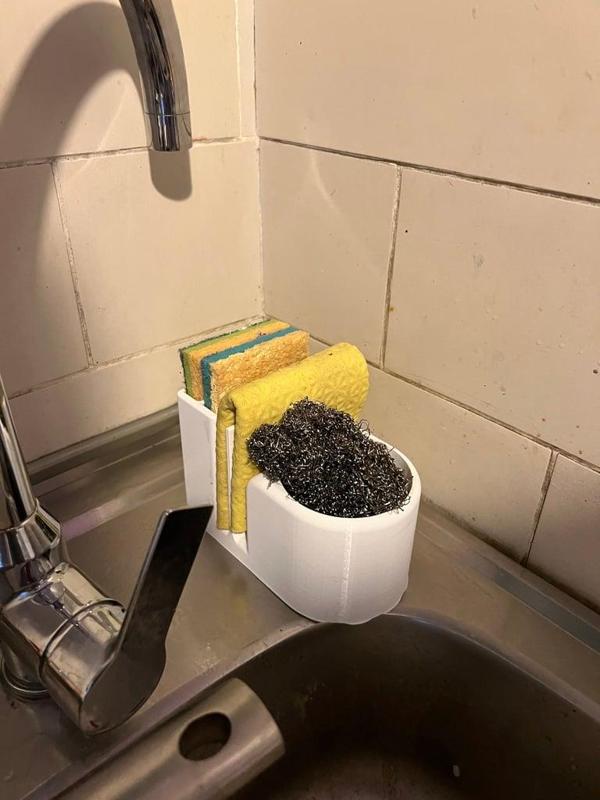 3D Printable Sink Organizer