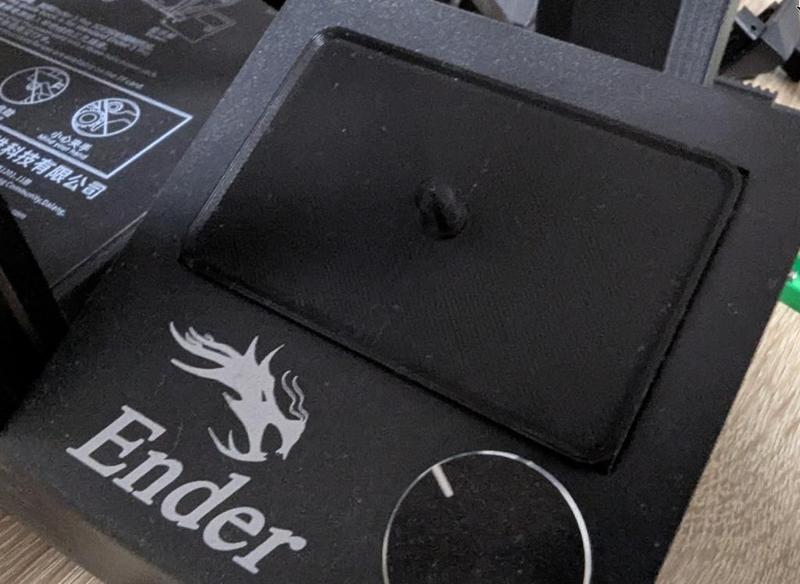 Simple LCD Cover (rounded) for Ender 5 / Ender 5 Pro / Ender 5 Plus