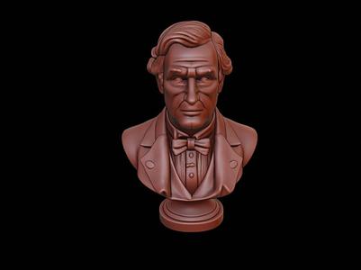 Franklin Pierce Bust