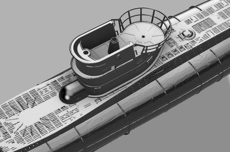 Das Boot - RC U-boot type VII C hull 1:48