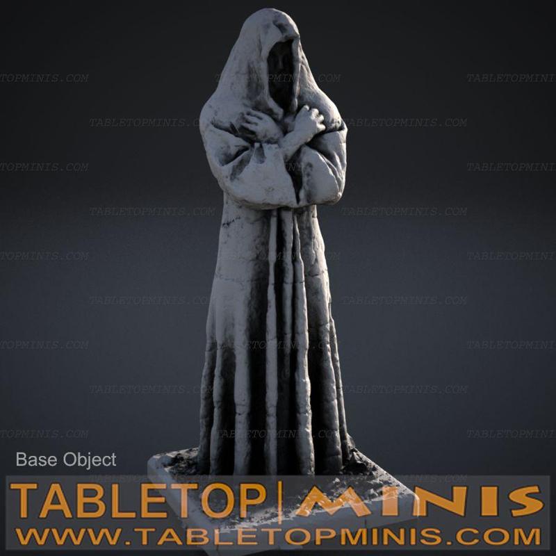 Large Stone Statue With Crossed Arms