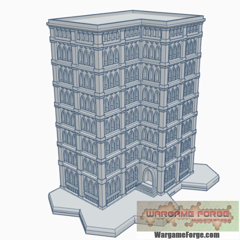 Gothic Building 90 with Hex Base GHB090