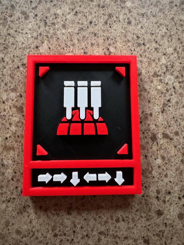 Helldivers 2 Orbital 120mm Barrage Plaque