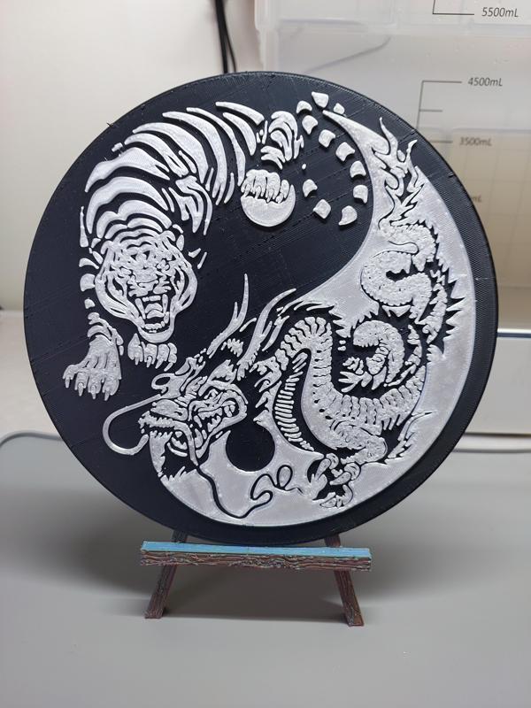 Tiger and Dragon Yin Yang 1