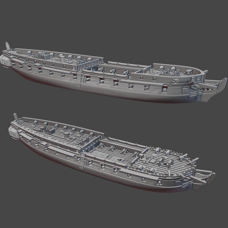 Endymion-class Frigate (40 guns), 1797-1859 AOA-GB-28