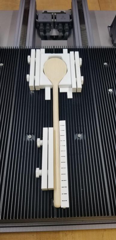 Jig to Laser Engrave Wooden Spoons