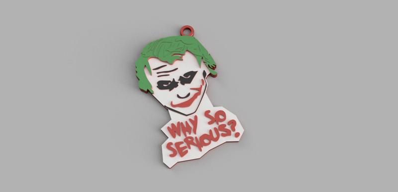 Joker keychain