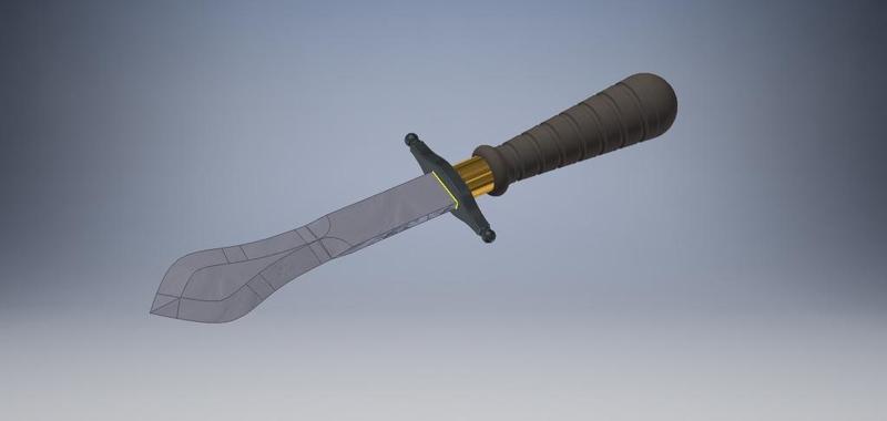 Capitan Alatriste's  slaughterer knife  / Cuchilla de matarife del Capitan Alatriste