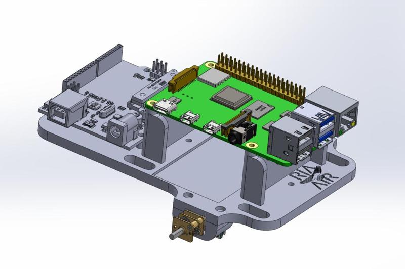Raspberry Pi/Arduino Two Wheel Differential Drive Robot Car