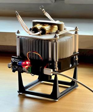 Forced air cooling adapter for typical 100W resistors (for current shunt or sink) from Intel CPU cooler.