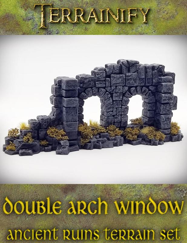 Double Arch Window: Ancient Ruins Terrain Set