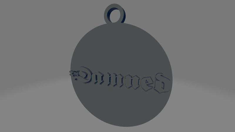 The Damned keychain