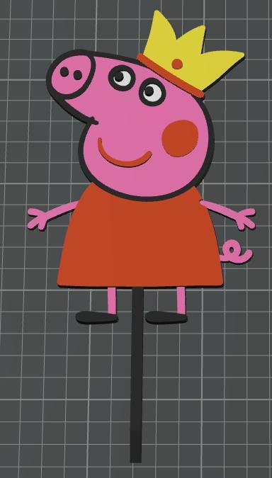 Pepa Pig CakePin