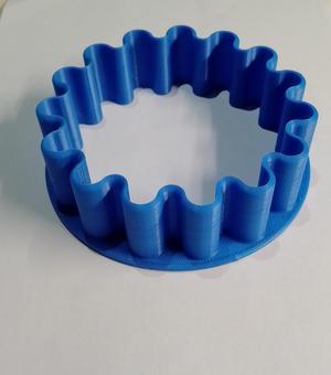 Baking dish to cut cookies