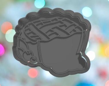 Blueberry Pie Cookie Cutter