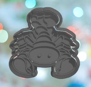 Wednesday Scorpion Cookie Cutter