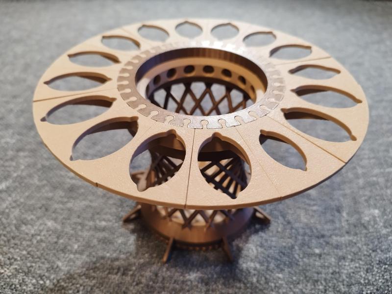 Circular Paint Tube Organizer v2