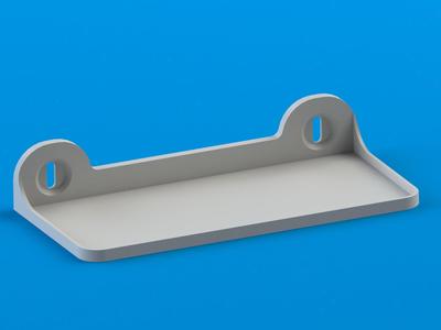 Skadis flat shelf T-clip