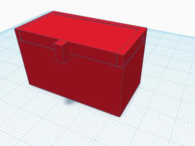 minecraft chest (needs glue)