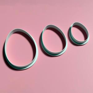 Egg Cookie Cutter Set – Easter Cutter – Mod 2 (3 Sizes)