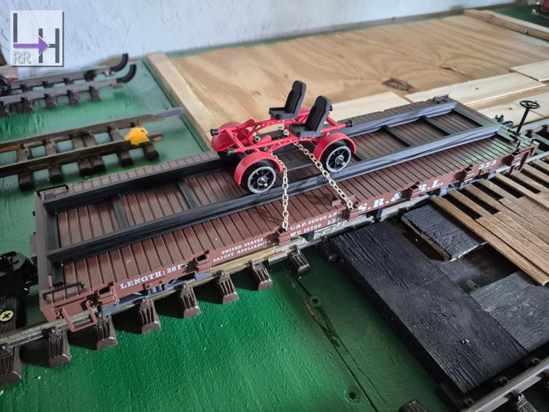 Flatbed Rails for Loads, LGB cars