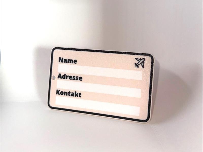 Contemporary Luggage Tag