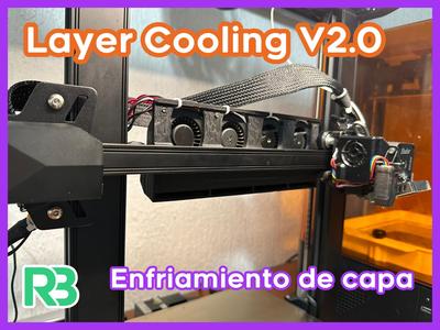 Sistema de enfriamiento de capa para impresoras Creality V2.0