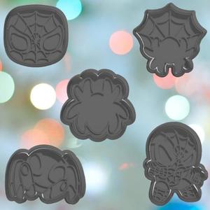 Spiderman Cookie Cutter Set