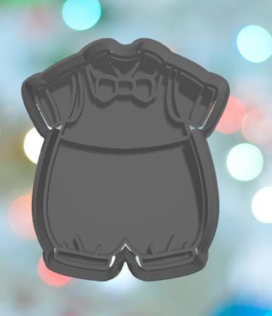 Baby Shower Boy Outfit Cookie Cutter