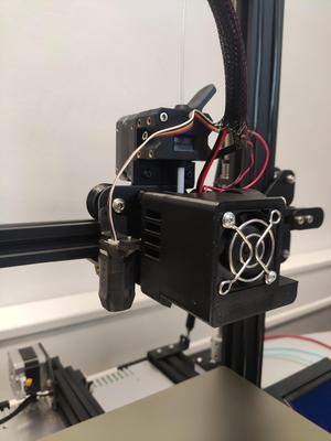 Ender 3 - 5015 Part Cooling Fan Duct with Magnetic Mount / 4020 Hotend Fan